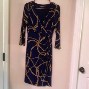 LAUREN by Ralph Lauren wrap dress, size 4